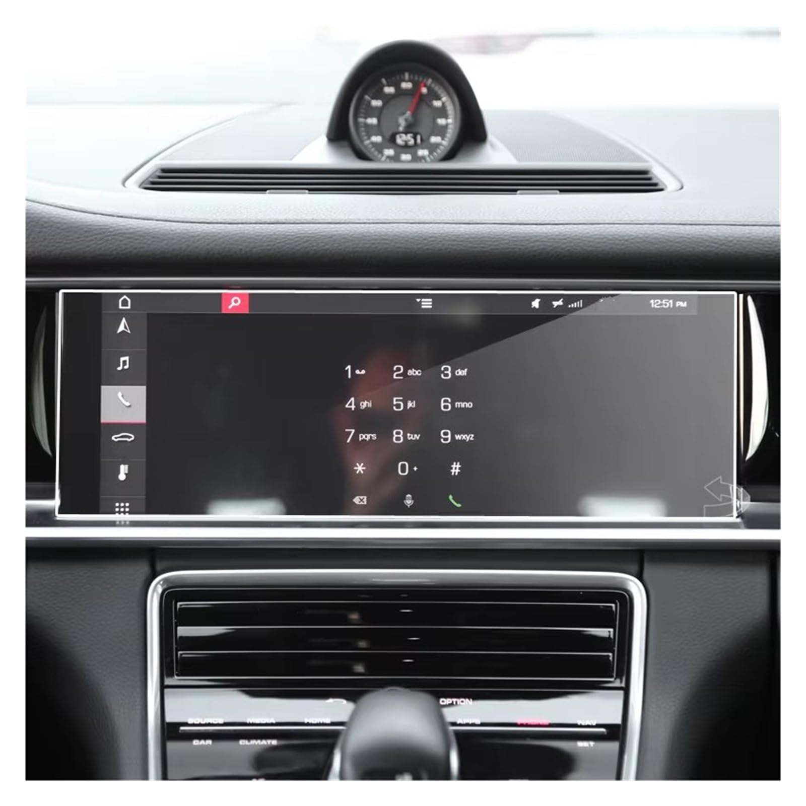 Displayschutz-Folie Für Panamera 2017 2018 2019 2020 GPS Navigation Displayschutzfolie Schutzfolie Aus Gehärtetem Glas Navigation Schutzfolie von BWVMVB