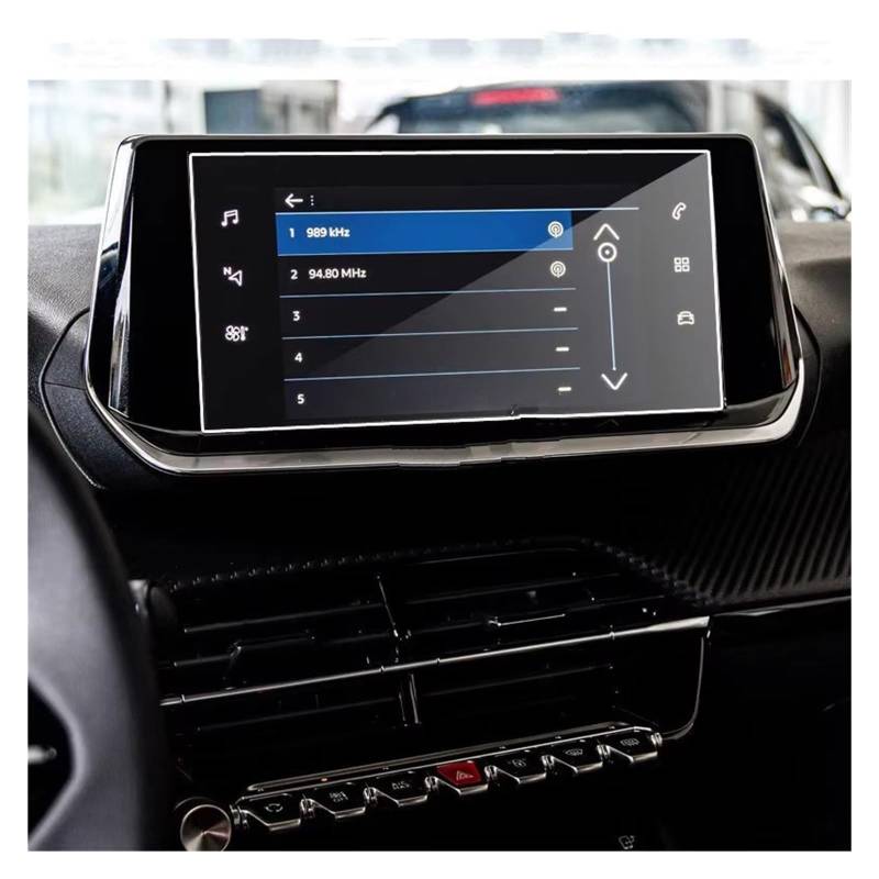 Displayschutz-Folie Für Peugeot 2008 E2008 E-2008 2020 7 Zoll Auto GPS Navigation Displayschutzfolie Aus Gehärtetem Glas Navigation Schutzfolie von BWVMVB