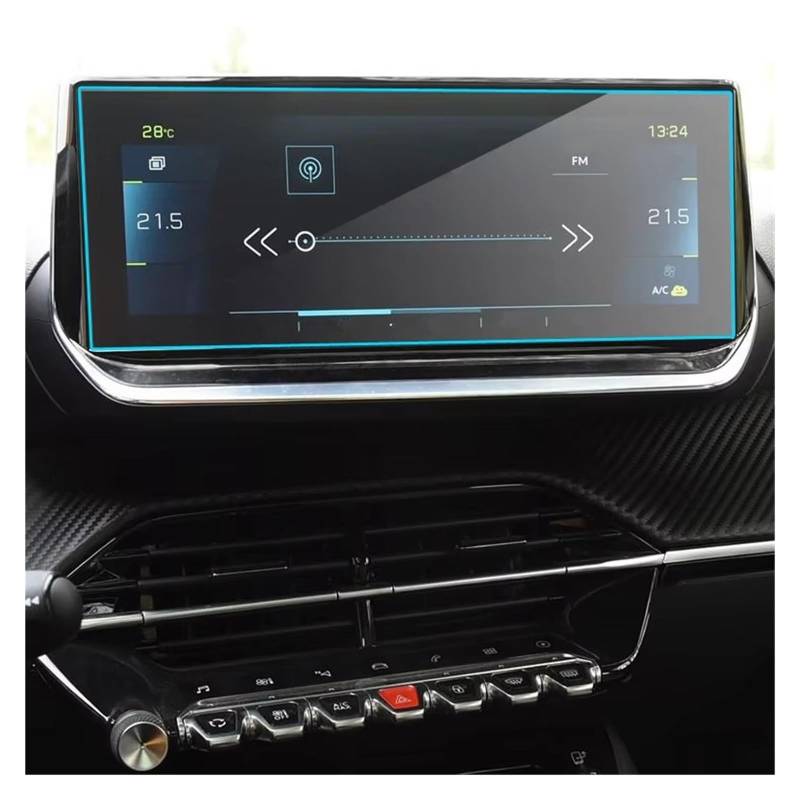 Displayschutz-Folie Für Peugeot 2008 E2008 E-2008 2020 Jahr 10,25 Zoll Auto GPS Navigation Displayschutzfolie Aus Gehärtetem Glas Navigation Schutzfolie von BWVMVB