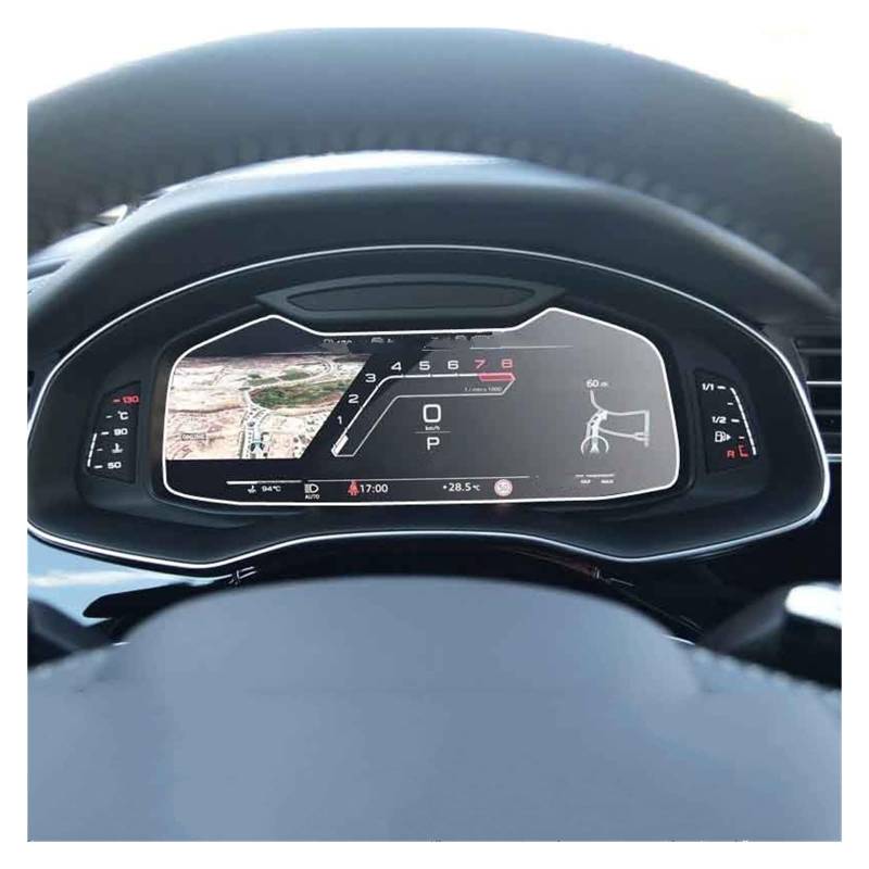 Displayschutz-Folie Für Q8 2019 2020 2021 Autoradio LCD Armaturenbrett Bildschirm GPS-Navigationsbildschirm Displayschutzfolie Aus Gehärtetem Glas Navigation Schutzfolie von BWVMVB