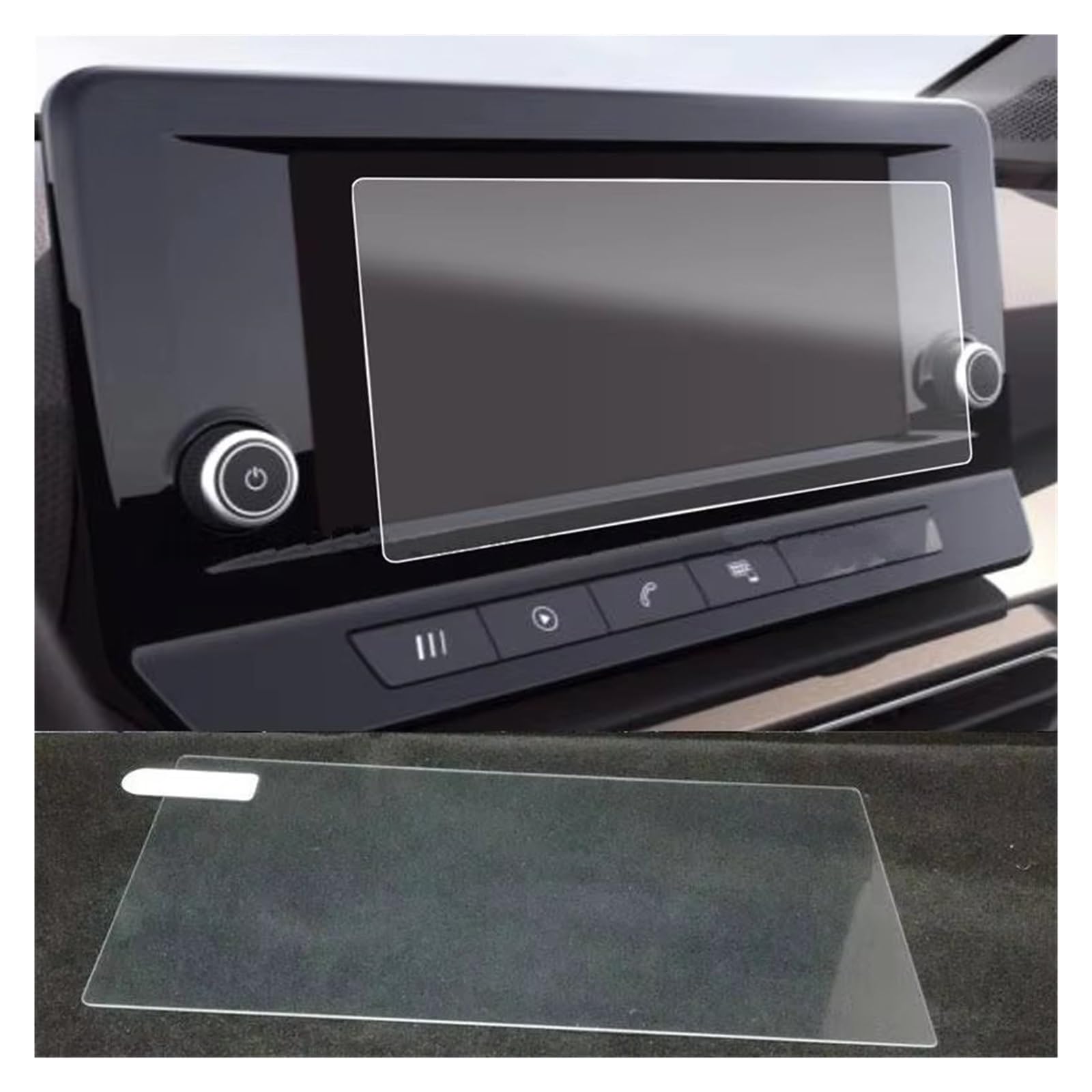 Displayschutz-Folie Für Seat Für Ibiza 2022 8,25 Zoll Auto GPS Navigation Film LCD Screen Screen Protector Gehärtetem Glas Schutz Film Navigation Schutzfolie von BWVMVB