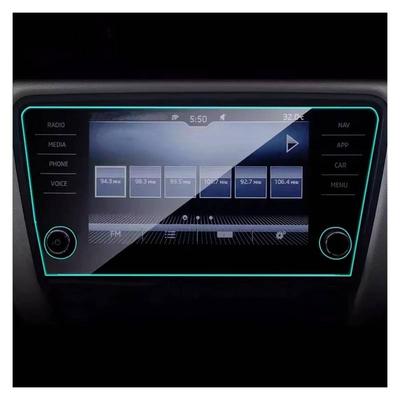 Displayschutz-Folie Für Skoda Für Octavia Für A7 2019 Auto GPS Navigation Schutzfolie LCD Bildschirm TPU Schutzfolie Displayschutz Dekoration Navigation Schutzfolie von BWVMVB