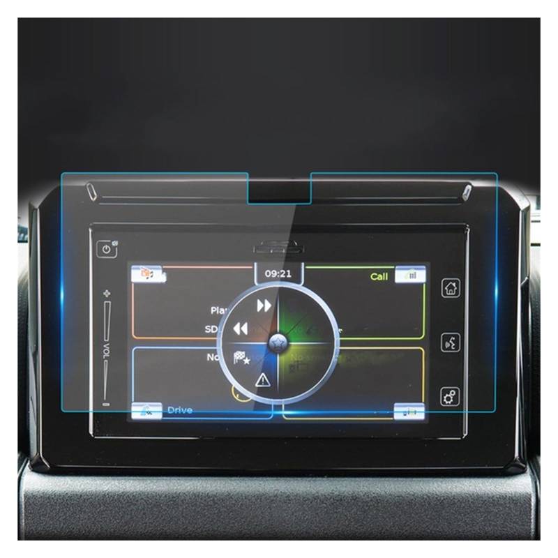 Displayschutz-Folie Für Suzuki Für Jimny 2019-2023 Autonavigationsanzeige High DefinitionTempered Glass Displayschutzfolie Autoinnenraum Autozubehör Navigation Schutzfolie von BWVMVB