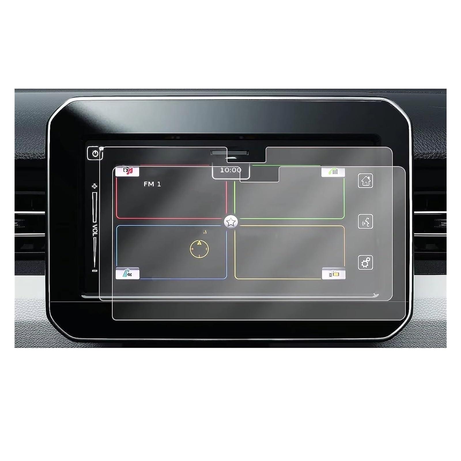 Displayschutz-Folie Für Suzuki Für Vitara MK4 LY 2015 2016 2017 2018 2019 2020 2021 7 Zoll Auto LCD GPS Navigation Bildschirmschutzfolie Aus Gehärtetem Glas Navigation Schutzfolie von BWVMVB