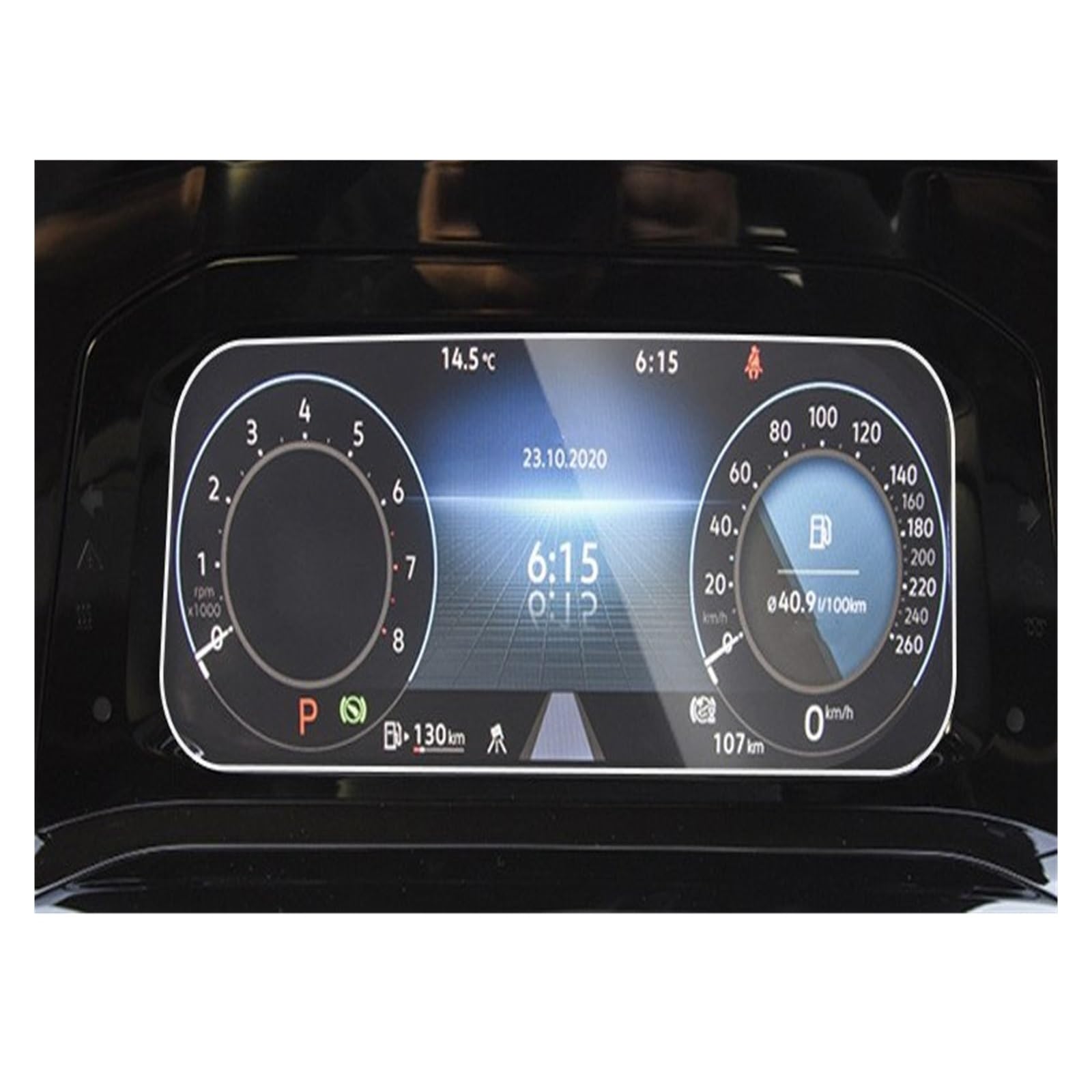 Displayschutz-Folie Für VW Für Golf 8 MK8 Life Für GTI R 2020 2021 Autonavigation DVD GPS LCD Schutz Zubehör 9H Gehärtetes Glas Navigation Schutzfolie von BWVMVB