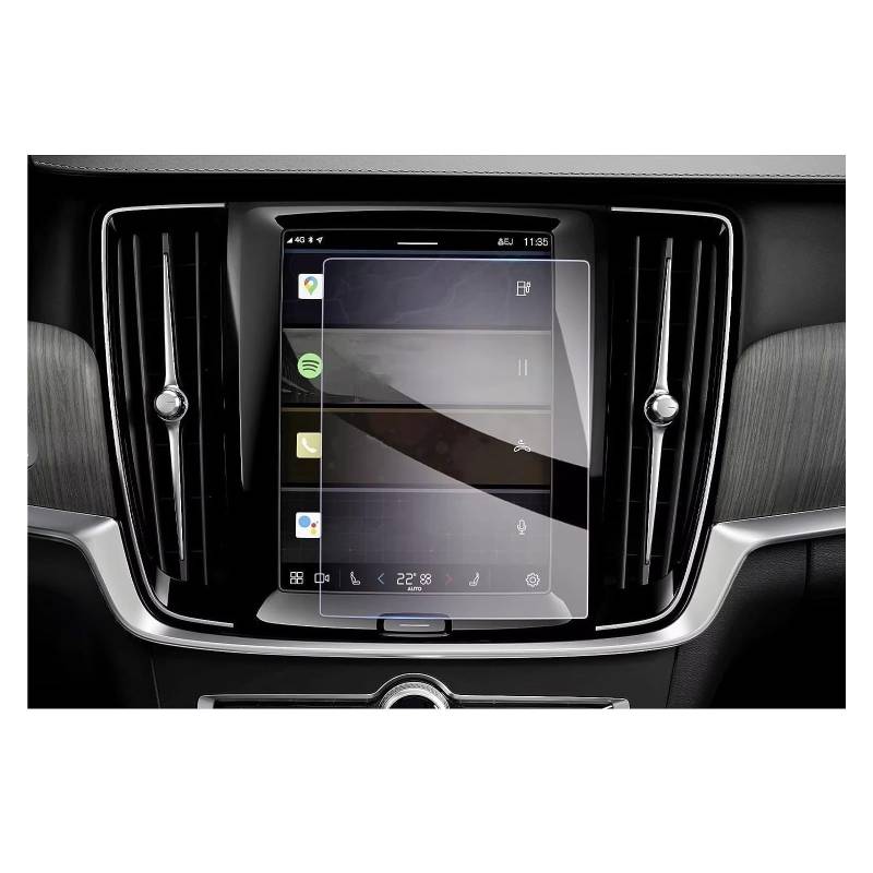 Displayschutz-Folie Für Volvo Für XC40 Für XC60 Für XC90 Für V60 Für V90 Für S90 Für S60 C40 2017-2023 Auto-LCD-GPS-Navigation Displayschutzfolie Aus Gehärtetem Glas Navigation Schutzfolie von BWVMVB