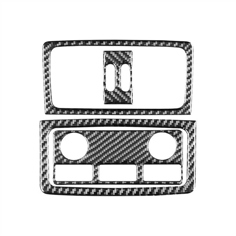 Interieurleisten Für 5 Series E60 2004 2005 2006 2007 2008 2009 2010 Auto Zubehör Innen Hinten Auspuff Vent Panel Trim Abdeckung Aufkleber Auto Interior(Style B(Black)) von BWVMVB