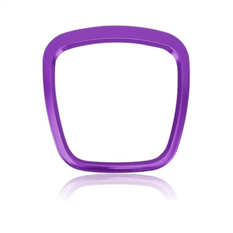 Interieurleisten Für A3 Für A4 B7 B8 Für A5 Für A6 Für A8 Für Q5 Chrom Lenkrad Rahmen Trim Abdeckung Aufkleber Innen Zubehör Auto Interior(1 Piece Purple) von BWVMVB