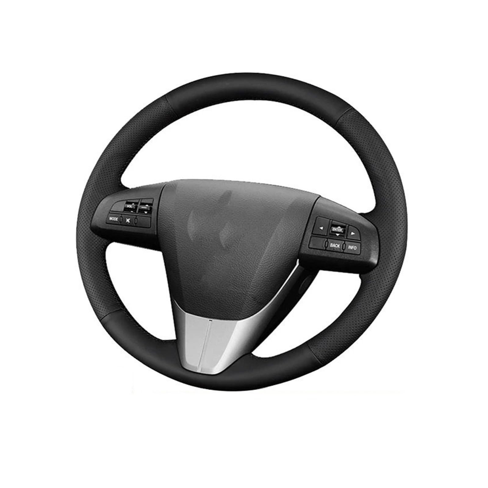 Lenkradbezug Auto Lenkrad Abdeckung Für Mazda 3 Für Mazda Für CX7 2011 2012 2013 Auto Zubehör Innenräume Lenkrad Geflecht Lenkradabdeckung(3 Colors Thread) von BWVMVB