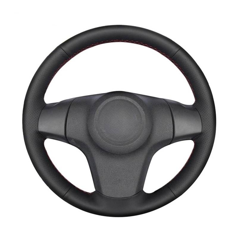 Lenkradbezug Auto-Lenkradabdeckung Für Chevrolet Für Niva 2009 2010 2011 2012 2013–2017 (3 Speichen), Für Vauxhall Für Corsa (D), Für Opel Für Corsa (D) Lenkradabdeckung(White Thread) von BWVMVB