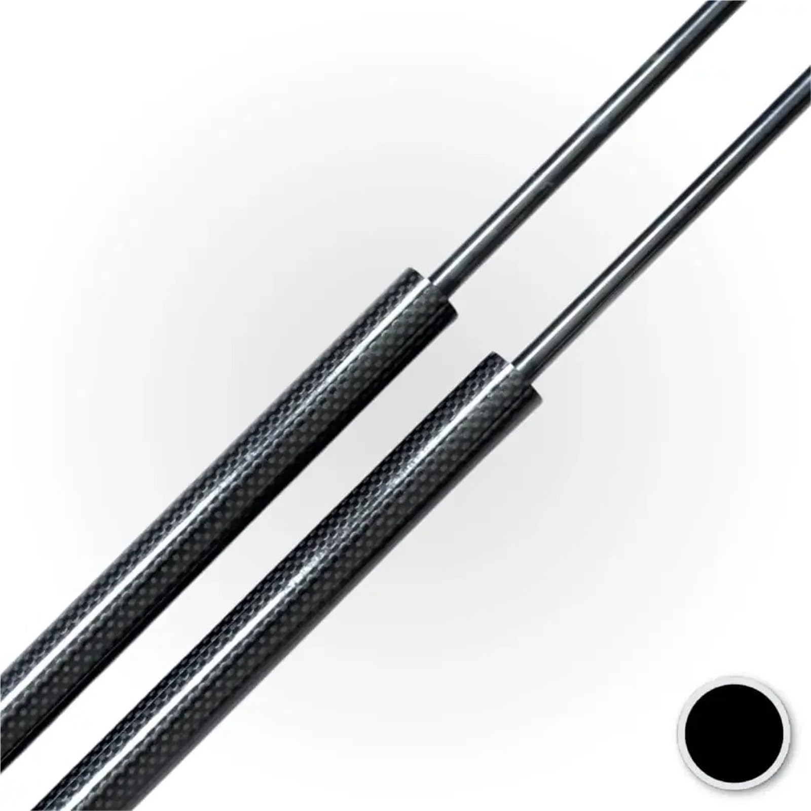 Motorhauben Gasfeder 2PCS Haube Streben Für Nissan Patrol Y62 2010-heute Für Armada Vorderen Haube Lift Unterstützt Gas Quellen Gasfeder Motorhauben(Black Carbon Fiber) von BWVMVB