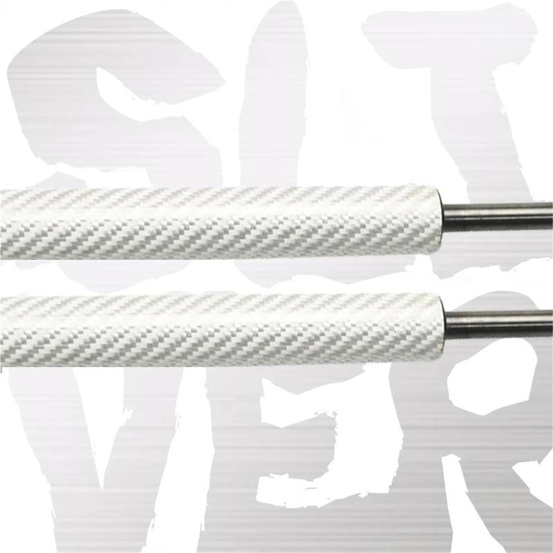 Motorhauben Gasfeder Carbon Motorhaube Ändern Gasdruckfedern Heben Unterstützung Für Toyota Für Corolla Levin AE86 AE85 1983-1987 Absorber Gas Schock Dämpfer Gasfeder Motorhauben(Silver Carbon Fiber) von BWVMVB