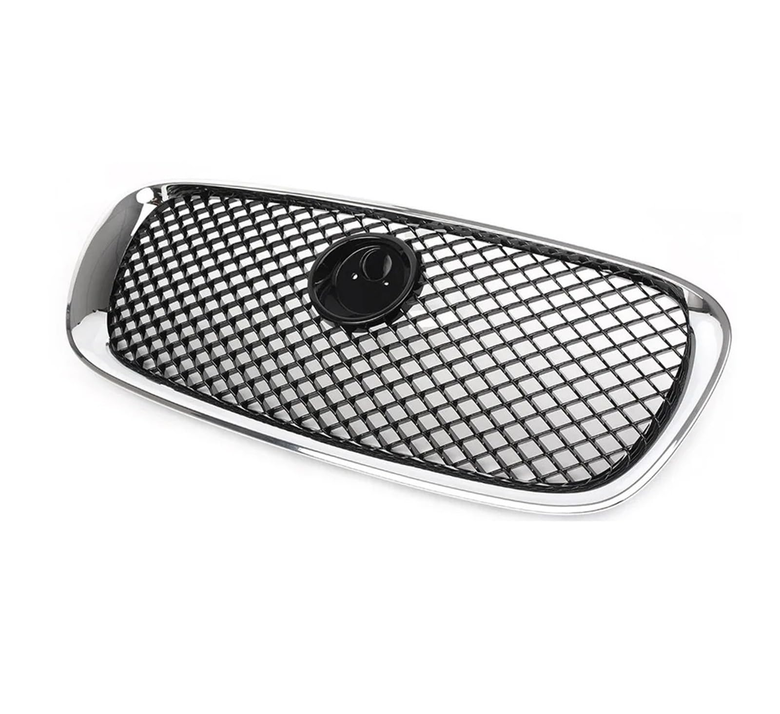 Waben Gitter Kühler Grill Auto Frontschürze Kühlergrill Oberen Mesh Grill Für Jaguar Für X250 Für XF Für XFR Für XFRS 2008-2011 Racing Kühlergrill Abdeckung Kapuze Kühlergrill(Grey) von BWVMVB