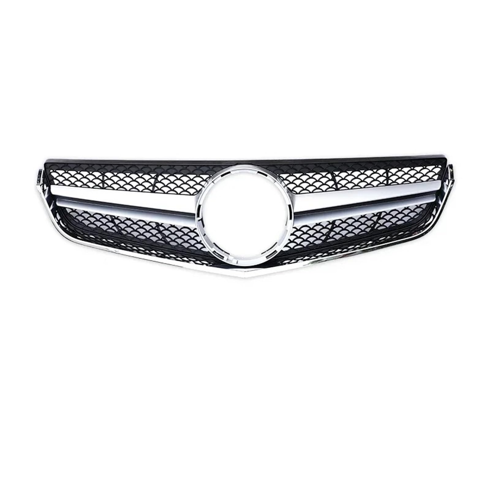 Waben Gitter Kühler Grill Facelift Stoßstange Grille Für Für E Klasse Coupe Für W207 Für C207 2009 2010 2011 2012-2016 Für E200 Für E260 Für E300 Auto Auto Zubehör Kapuze Kühlergrill(09-13 AMG sliver) von BWVMVB