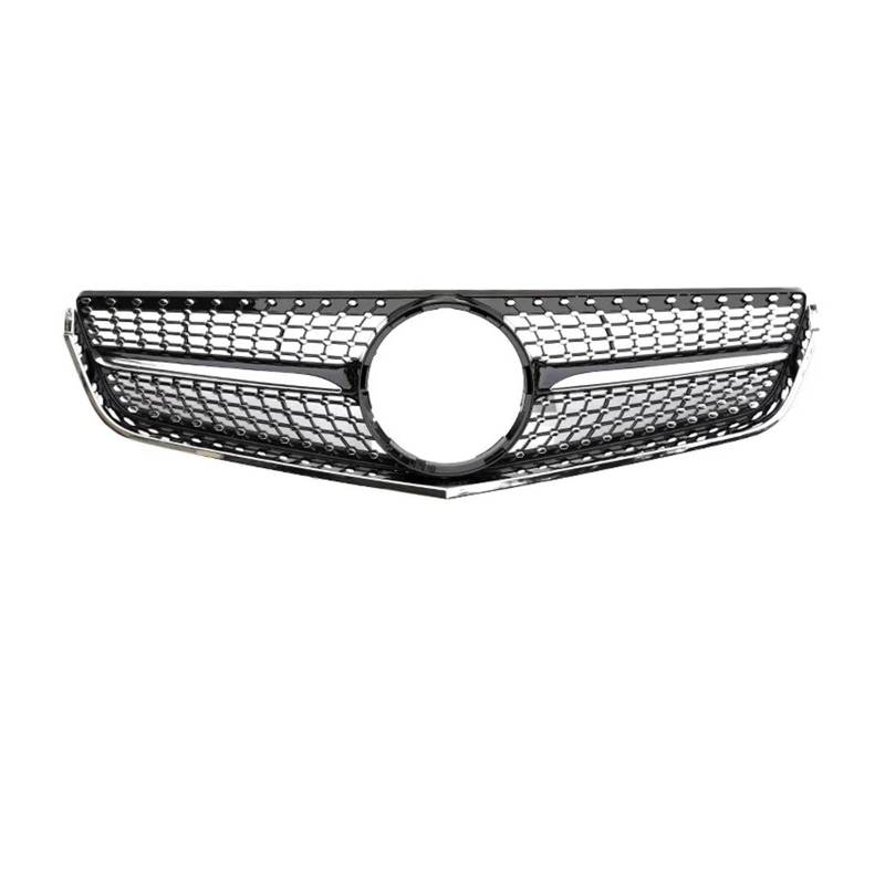 Waben Gitter Kühler Grill Facelift Stoßstange Grille Für Für E Klasse Coupe Für W207 Für C207 2009 2010 2011 2012-2016 Für E200 Für E260 Für E300 Auto Auto Zubehör Kapuze Kühlergrill(09-13 Diamond bla von BWVMVB