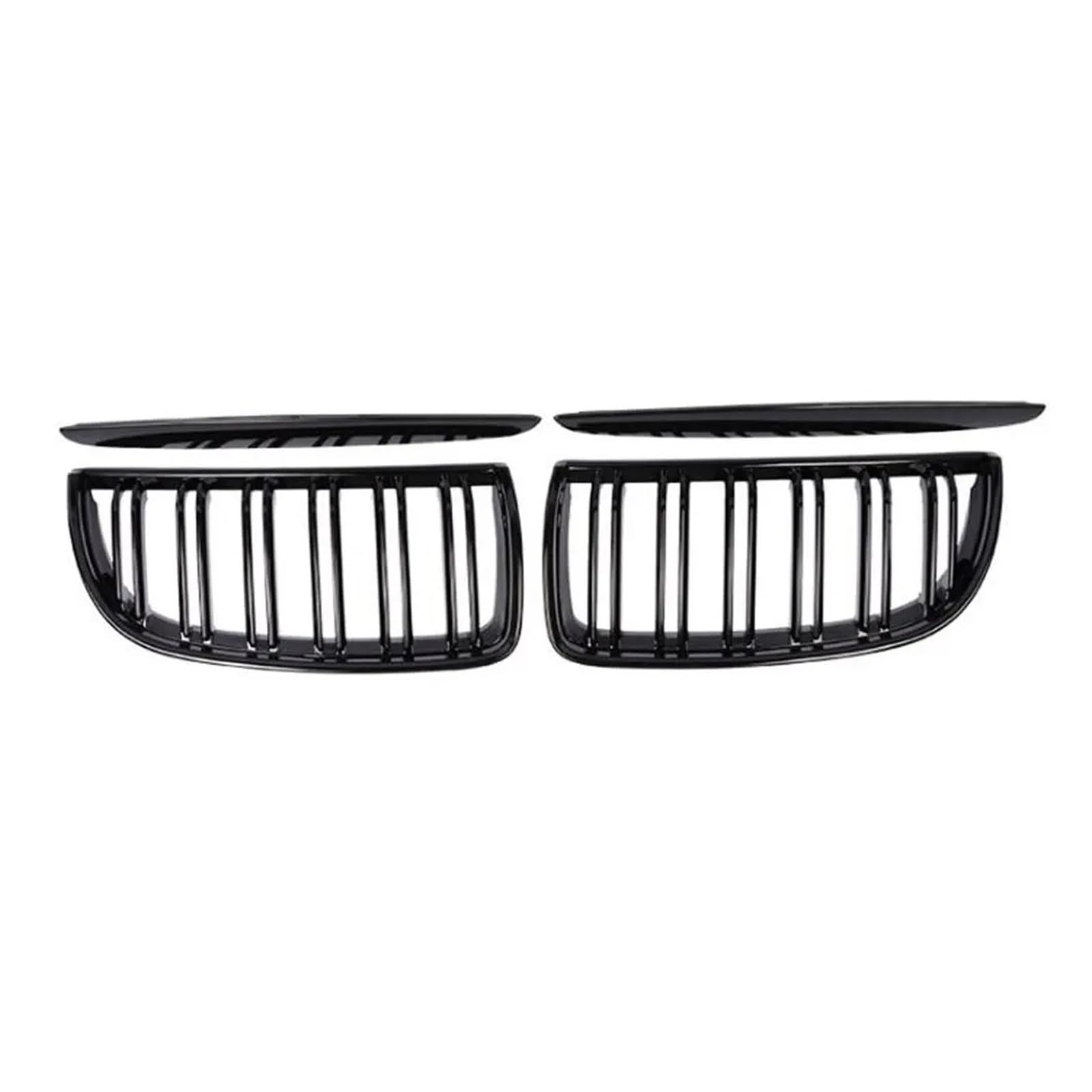 Waben Gitter Kühler Grill Fronthaube Nierengitter Kompatibel Für E90 Für 323i Für 325xi Für 330i Für 328i Für 328xi Für 335i Für 335xi Vor Dem Facelift Glänzend Schwarz Kapuze Kühlergrill(Gloss black) von BWVMVB