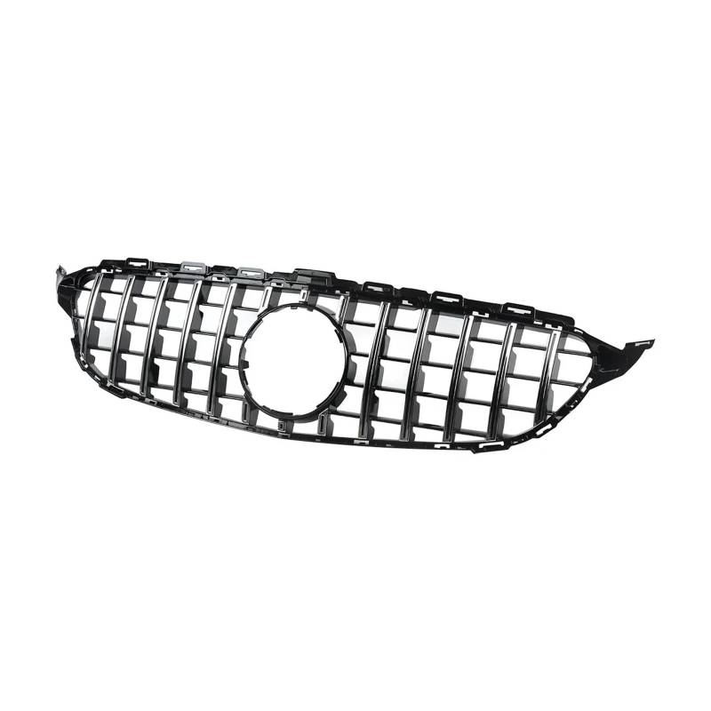 Waben Gitter Kühler Grill Frontschürze Grille Für Für Benz Für C Für W205 2015 2016 2017 2018 Grill Auto Zubehör Tuning Lufteinlass Grille Kapuze Kühlergrill von BWVMVB