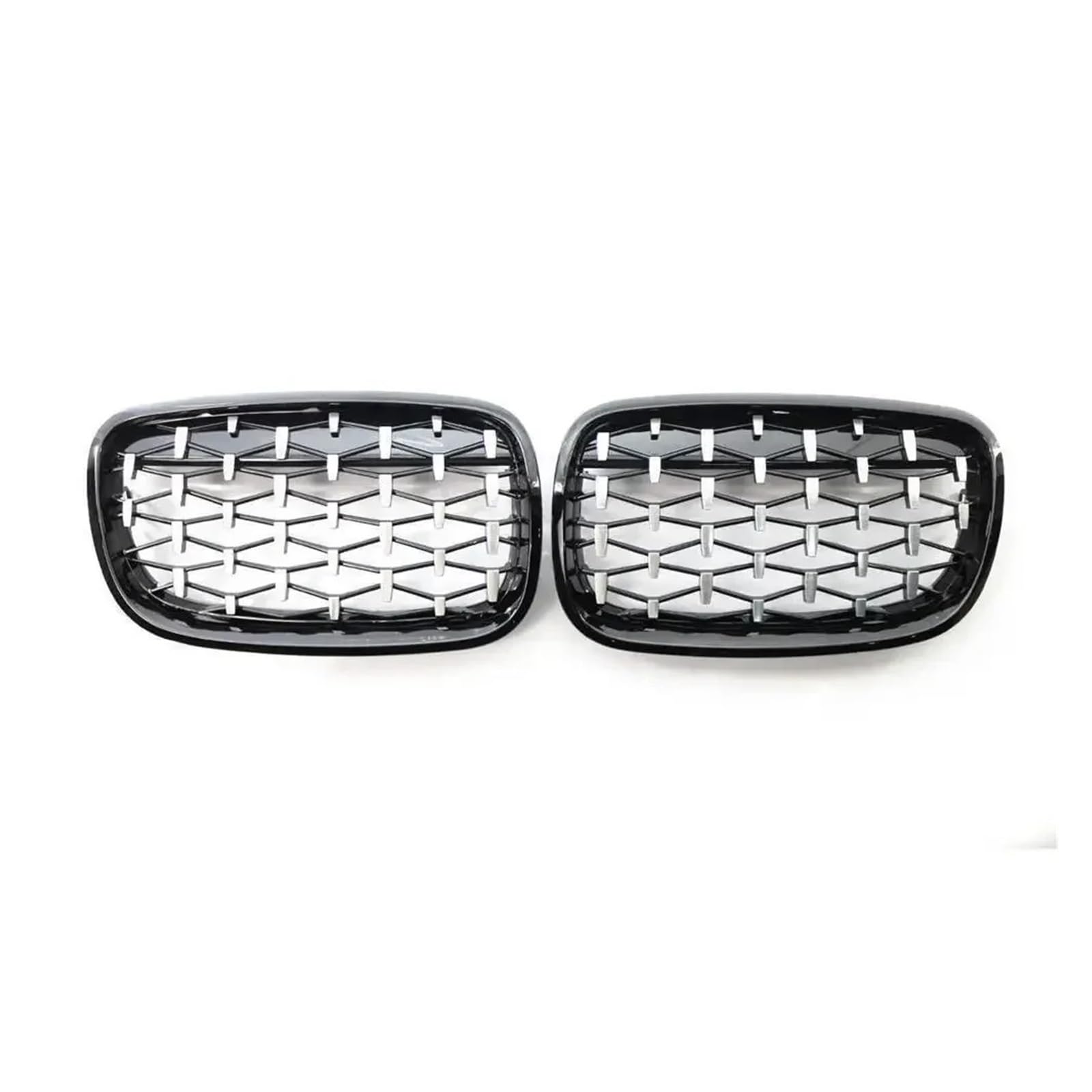 Waben Gitter Kühler Grill Für X5 Für E70 Für X6 Für E71 2007 2008 2009 2010-2013 Diamant Stil Kühlergrill Vorne Niere Mesh Grill Chrom Schwarz Auto Zubehör Kapuze Kühlergrill von BWVMVB