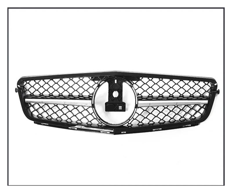 Waben Gitter Kühler Grill Renngrills Für Für Benz Für C-Klasse Für W204 2008 2009 2010–2014 Für C180 Für C250 Für C350 Frontstoßstangengrill Kühlergrill Kapuze Kühlergrill(AMG Black Pin) von BWVMVB