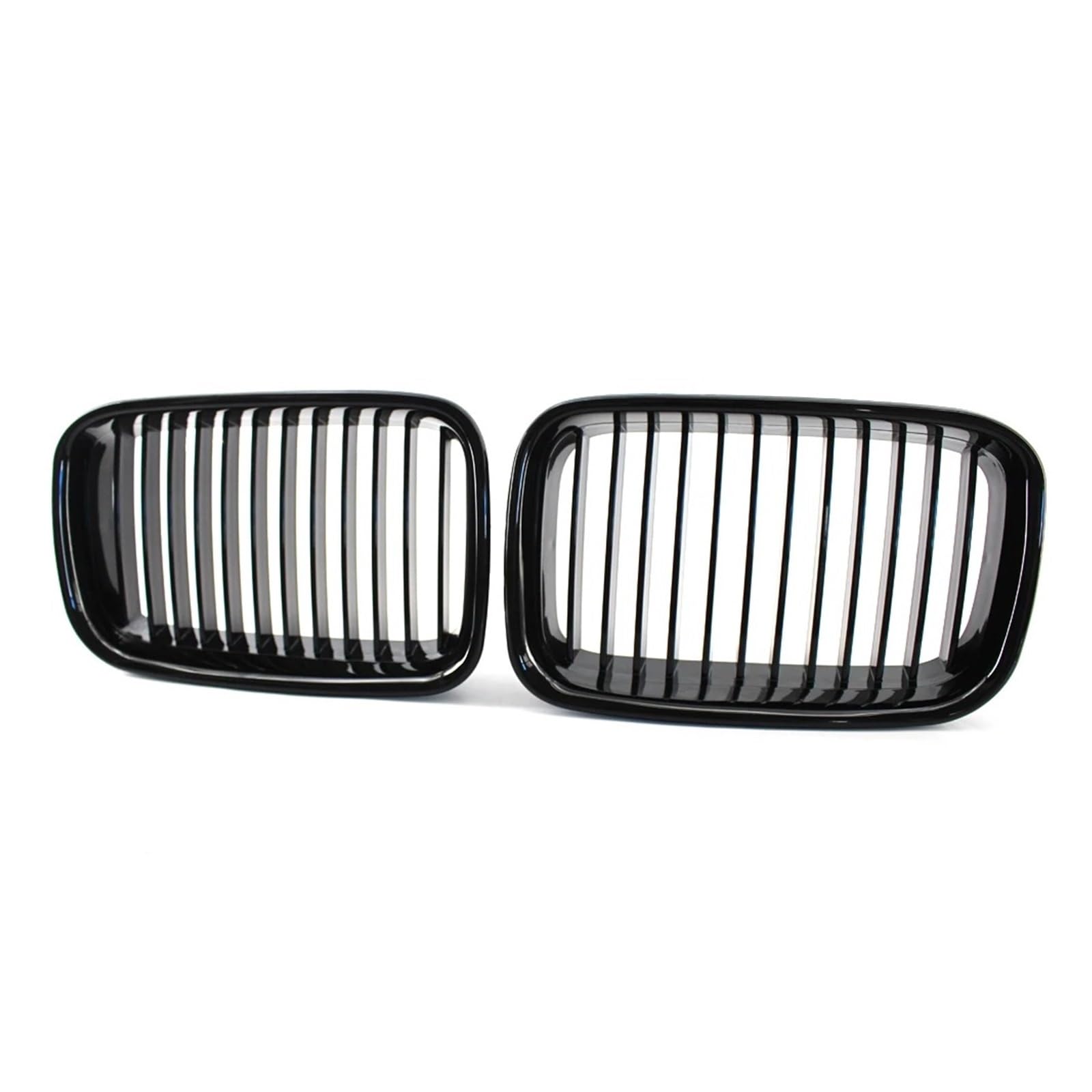 Waben Gitter Kühler Grill Schwarzer Grill ABS Front Ersatzhaube Nierengrill Für E36 1994 1995 1996 Für 318i Für 323i Für 325i Für 320i Für 328i Für M3 Kapuze Kühlergrill(Gloss Black) von BWVMVB