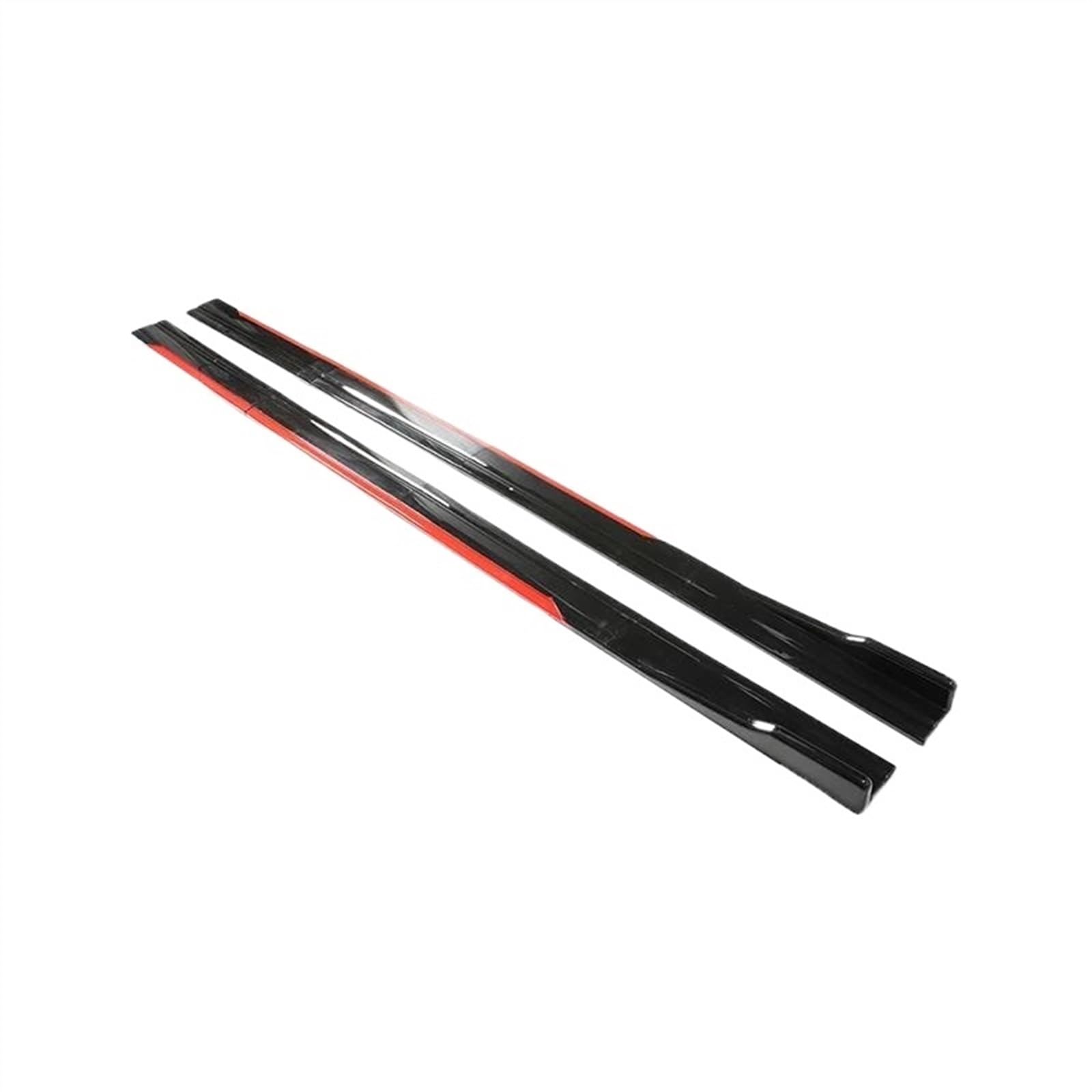 Winglet Diffuser 2,18 M/2m 8PCS Auto Seite Röcke Kotflügel Splitter Stoßstange Sport Styling Für VW Auto Seitenschweller(2.18m Black Red) von BWVMVB