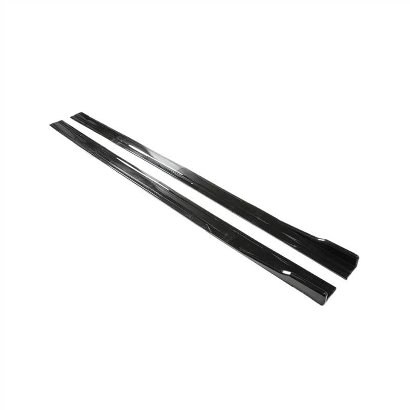 Winglet Diffuser 2,18 M/2m 8PCS Auto Seite Röcke Kotflügel Splitter Stoßstange Sport Styling Für VW Auto Seitenschweller(2m Bright Black) von BWVMVB