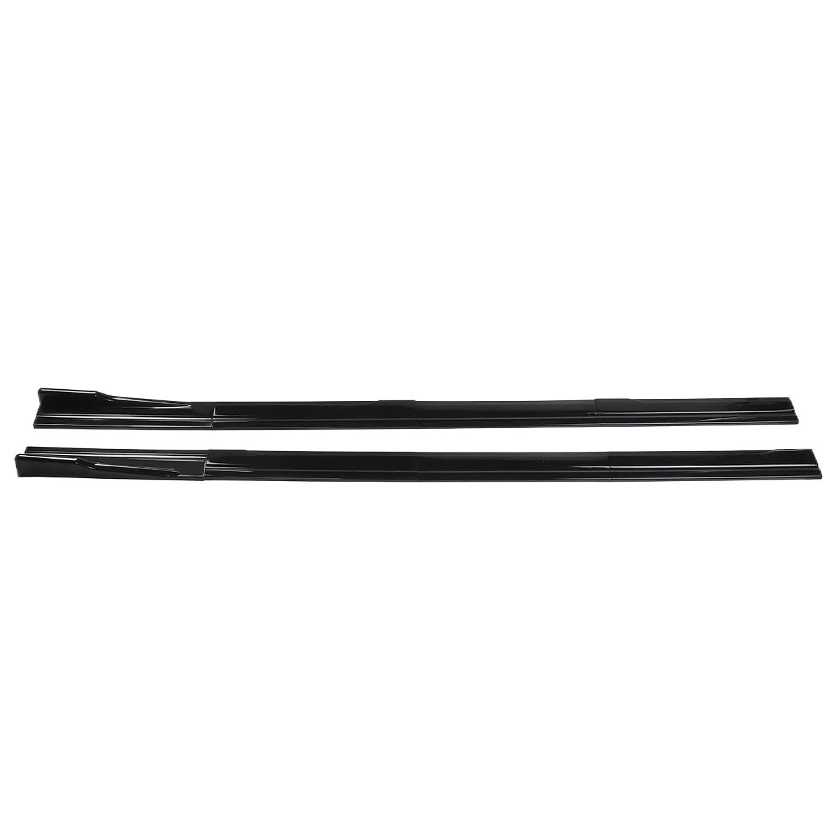 Winglet Diffuser 2,2 M Seitenschweller Splitter Winglet Seitenflügel Stoßstangenlippe Für SEAT Für Leon Für FR 5F MK1 MK2 MK3 MK3.5 MK4 MK5 Für Ibiza 6J 6L Auto Seitenschweller(Glossy Black) von BWVMVB