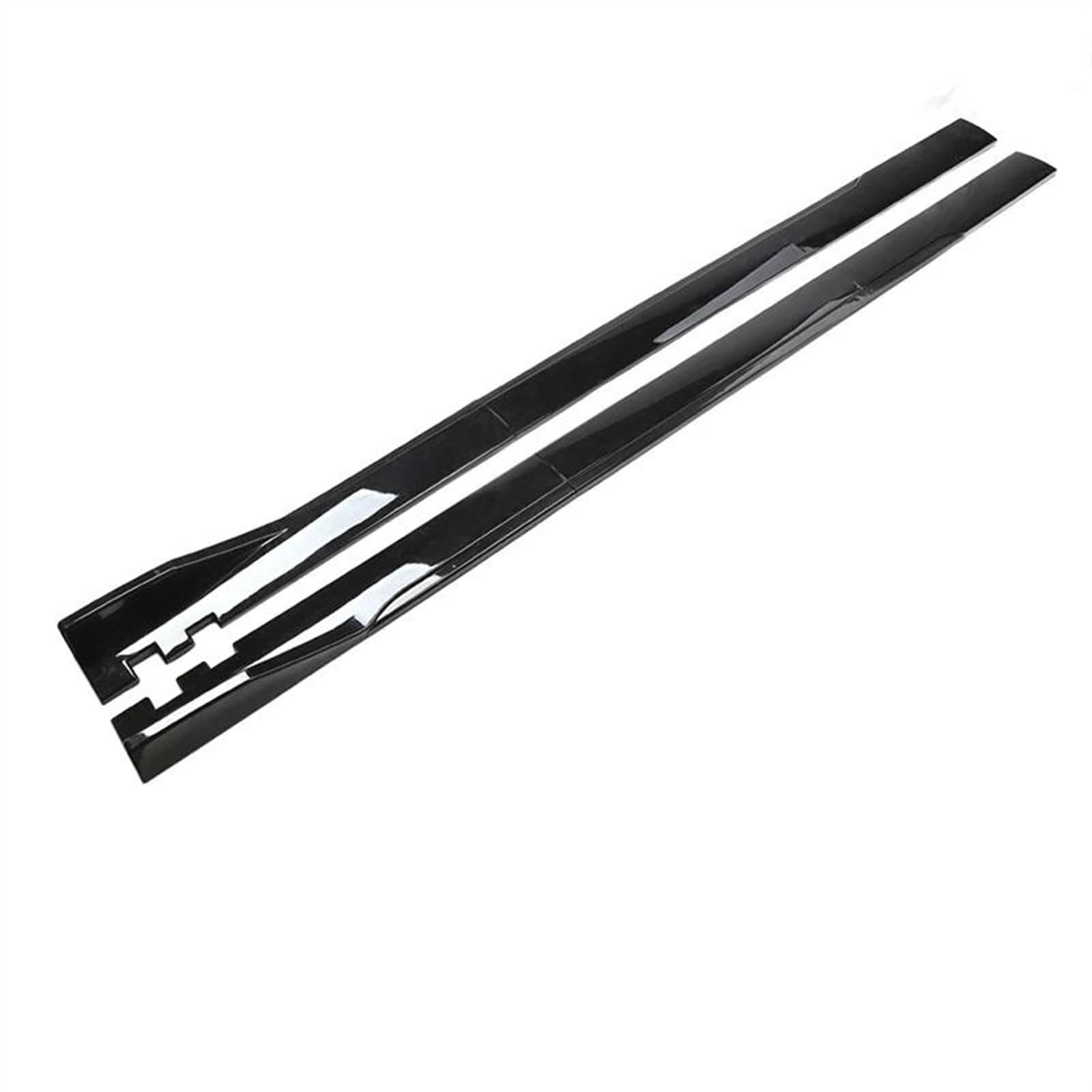 Winglet Diffuser 2M/2,2 M Seite Röcke Erweiterung Diffusor Bodykit Auto Styling Außen Zubehör Für Hyundai Auto Seitenschweller(200cm Black) von BWVMVB