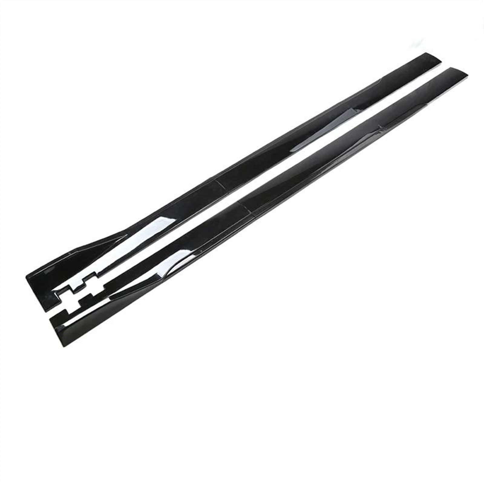 Winglet Diffuser 2M/2,2 M Seite Röcke Erweiterung Diffusor Bodykit Auto Styling Außen Zubehör Für Hyundai Auto Seitenschweller(220cm Black) von BWVMVB