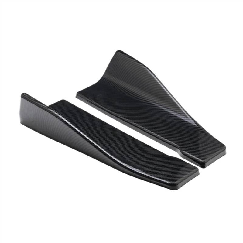 Winglet Diffuser 35 cm 48 cm Universal Spoiler Seitliche Stoßstange Hinten Auto Seite Rock Lip Rocker Flügel Carbon Faser Schutz Zierleisten Auto Seitenschweller(35cm Carbon Fiber) von BWVMVB