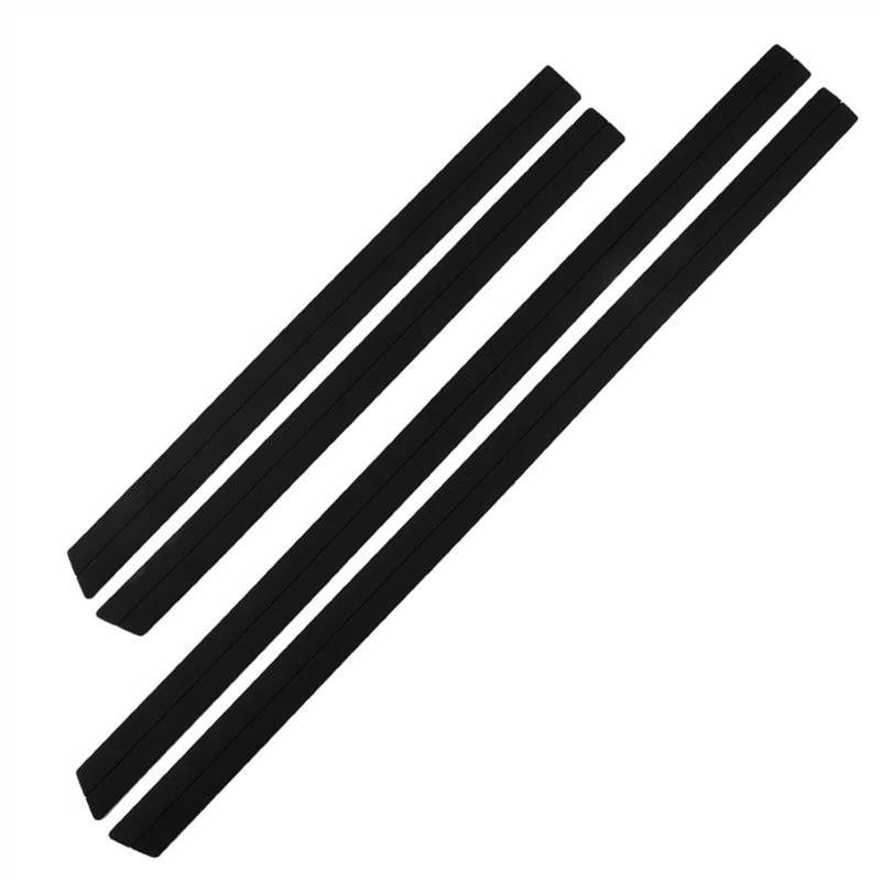 Winglet Diffuser 4 Stück Universal Autotürschutz Karosseriekantenschutz Aufkleber Seitenschweller Dekorativer Schutzaufkleber Vollschwarz Auto Seitenschweller(2PCS 93CM- 2PCS 63CM Black) von BWVMVB