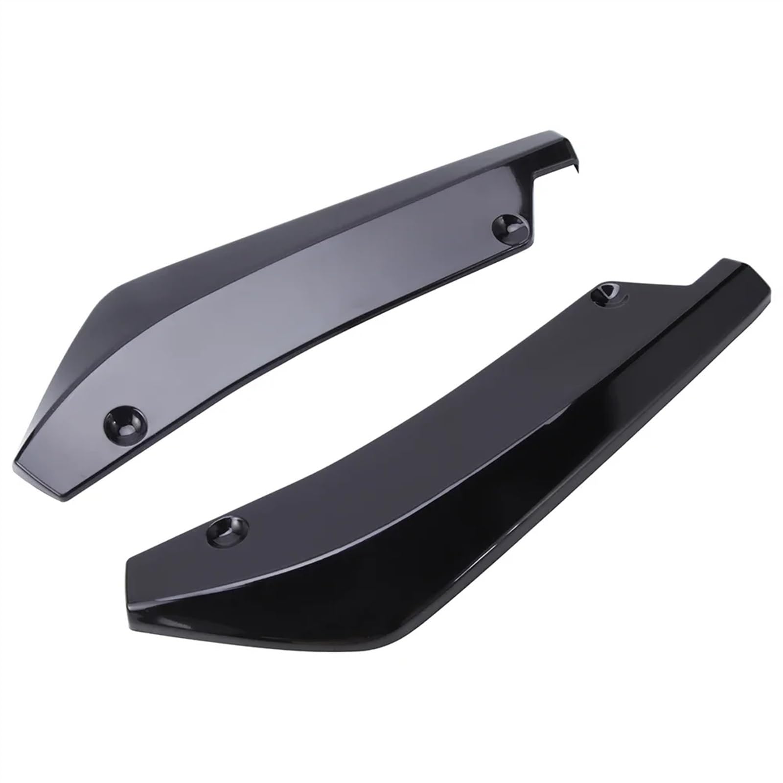 Winglet Diffuser Auto Stoßstange Splitter Diffusor Canard Spoiler Seite Kotflügel Rock Lippe Für VW Für Jetta 6 VI MK6 2011-2017 2018 2019 2020 2021 Auto Seitenschweller(Schwarz) von BWVMVB