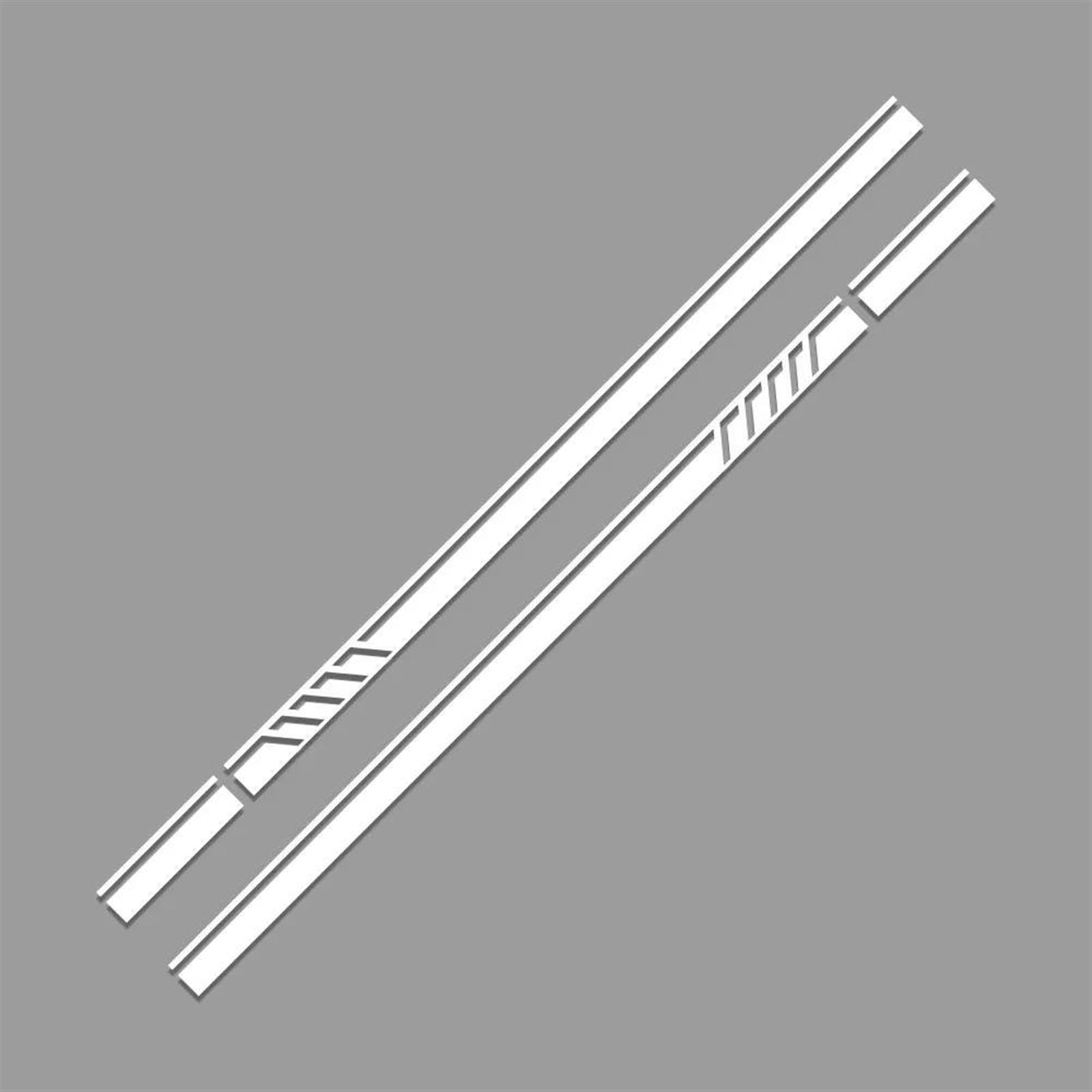 Winglet Diffuser Auto Taille Linie Aufkleber Für Subaru Für Forester Auto Seite Vinyl Film Aufkleber Auto Zubehör Auto Seitenschweller(Glossy White) von BWVMVB