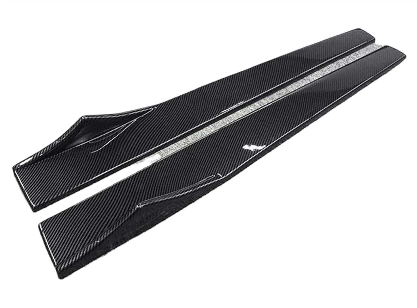 Winglet Diffuser Carbon Fiber Seite Röcke Auto Hinten Stoßstange Splitter Für E87 E90 F20 F30 F32 F36 Auto Seitenschweller(Carbon fiebr) von BWVMVB