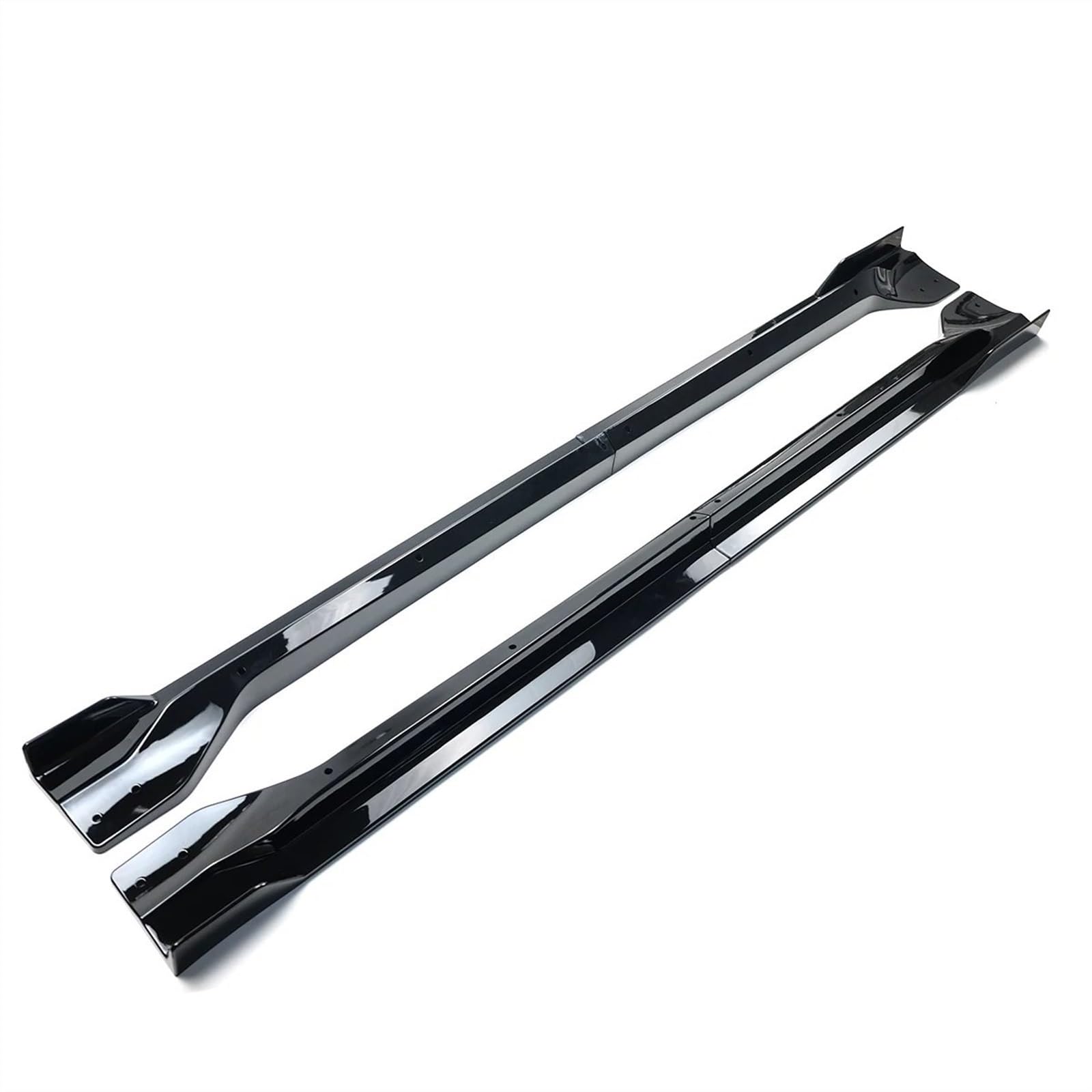 Winglet Diffuser EIN Paar Auto-Seitenschweller-Verlängerung, Splitter-Platte, Lippe, Stoßstange, Winglet, Für Jeep Für Grand Für Cherokee Für SRT8 2012 2013 Auto Seitenschweller(Glossy Black) von BWVMVB