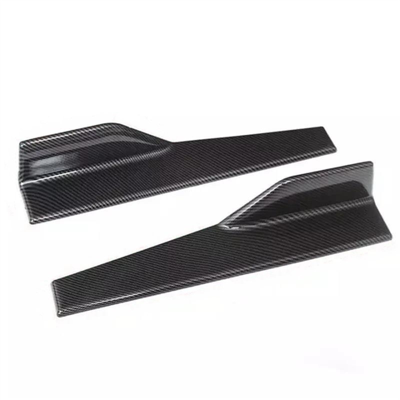 Winglet Diffuser Für A3 A4 B8 B6 A6 C6 A5 B7 Q5 C5 8P Q7 TT C7 A1 Q3 S3 A7 B9 A8 Limousine Seitenschweller Body Kit Spoiler Autozubehör Auto Seitenschweller(Kohlefaser-Optik) von BWVMVB