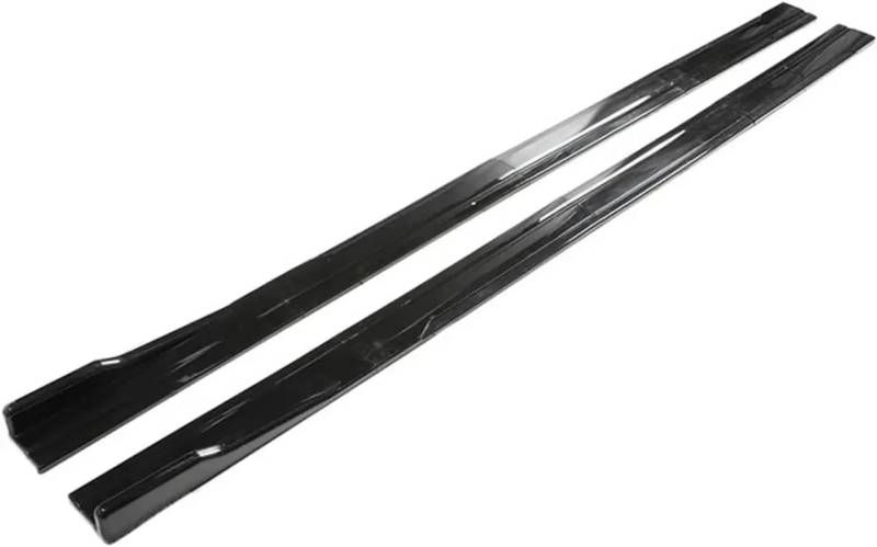 Winglet Diffuser Für Clio Für Megane Für Duster Für Logan Für Twingo Seitenschwellerverlängerungen Autoseitenschwellersplitter Diffusor Winglet Wings Auto Seitenschweller(Glossy Black) von BWVMVB