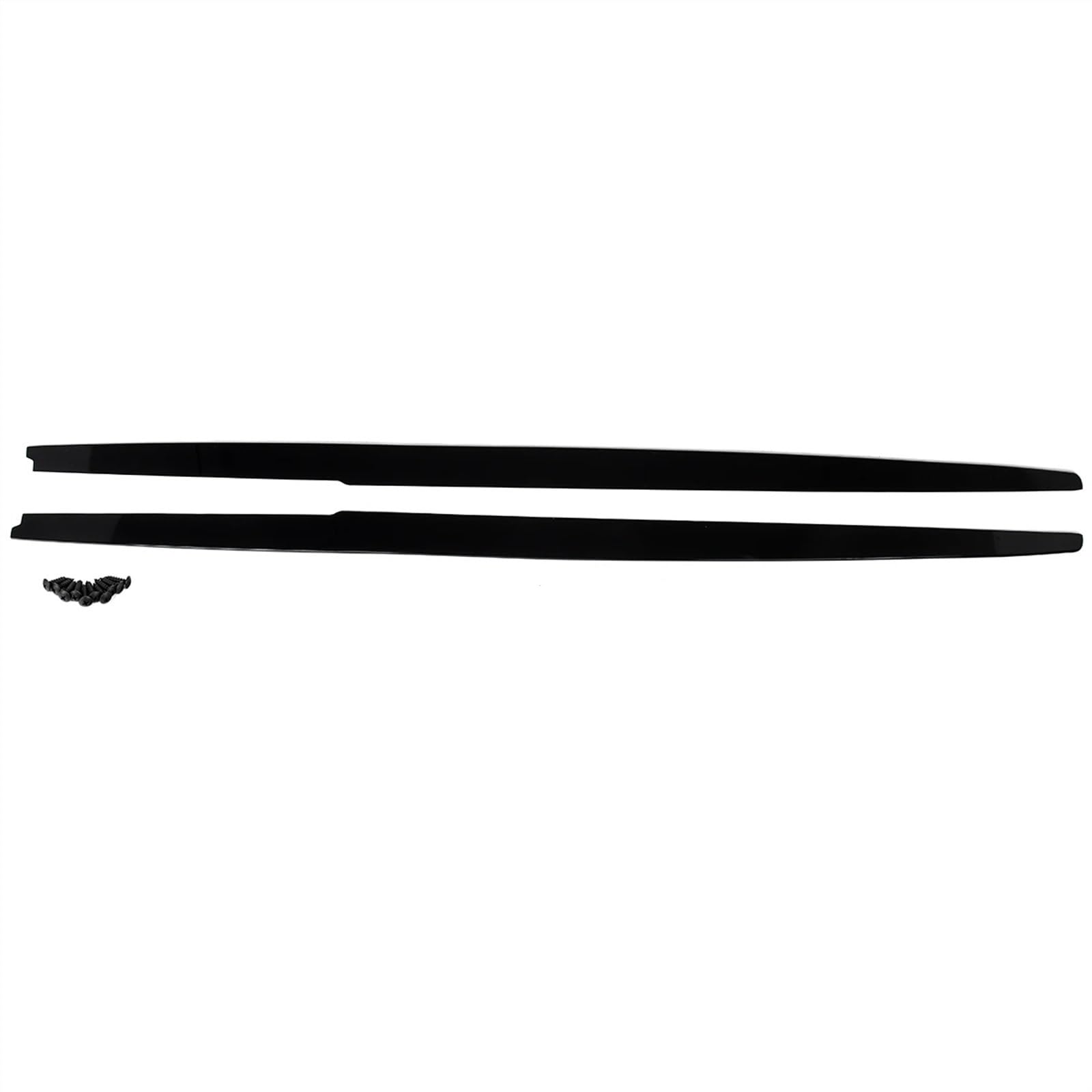 Winglet Diffuser Seitenschweller-Verlängerungslippe In Schwarz, Glänzend Für 5er-Serie E60 E61, Für M5 E60 2006 2007 2008 2009 2010 Auto Seitenschweller von BWVMVB