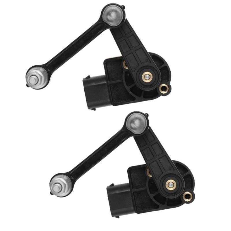 BWWIEZRS Kompatibel mit Q7 7L0616571D 7L0616213B Hinten Links Rechts Scheinwerfer Level Sensor Suspension Fahrt Höhe Control Sensor Höhe Sensor Auto Höhensensor(A Set) von BWWIEZRS