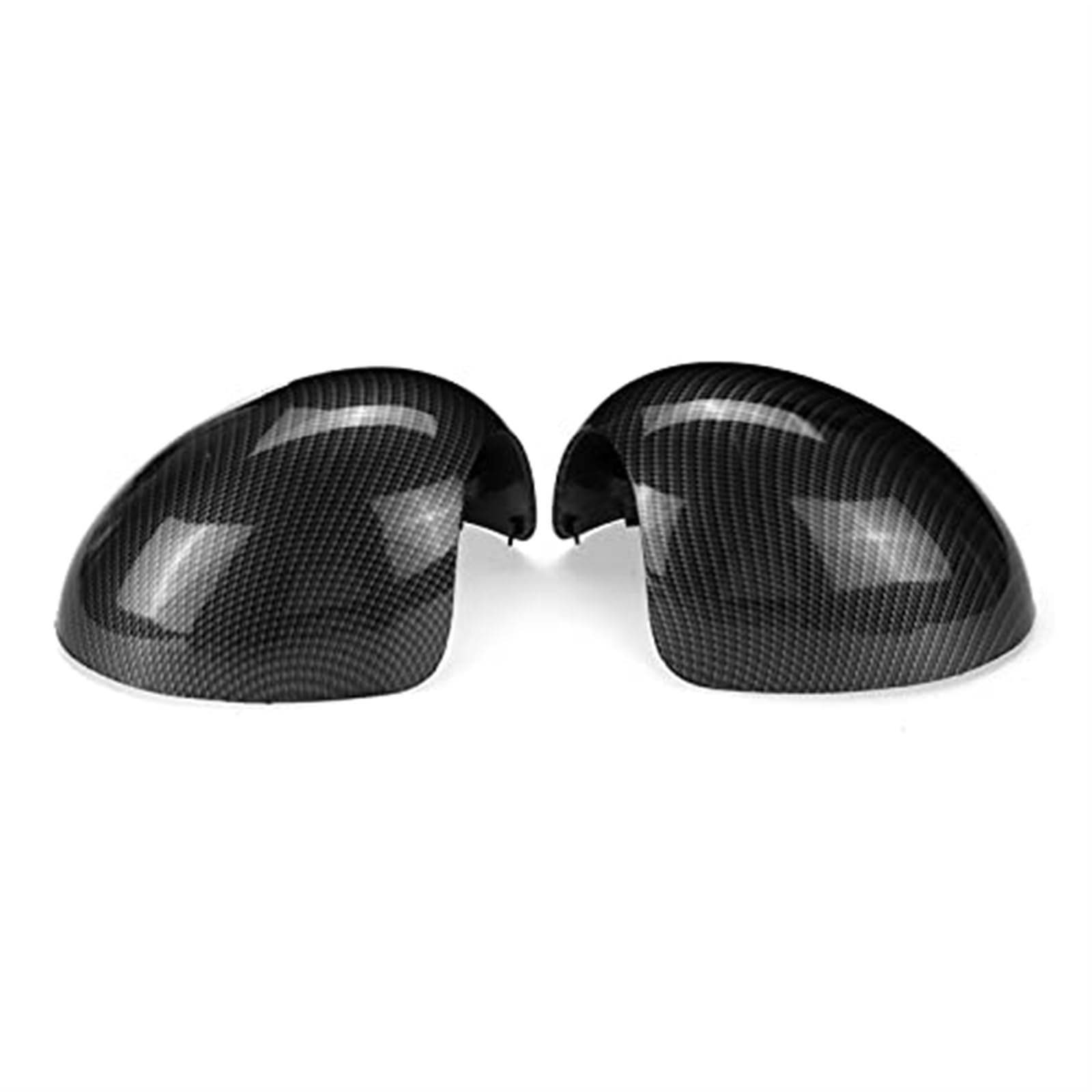 1 Paar Ersatz-Abdeckkappen for Seitentür-Rückspiegel, for, for Mini, Cooper R55 R56 R57 R58 R59 R61 51162754913 51162754914 Ersatzteile for Außenspiegel Außenspiegelgehäuse(Black CARBON FIBER) von BWZJS