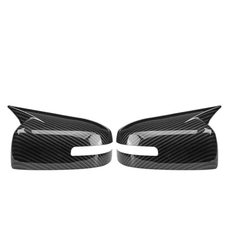 2X Auto-Seitentürflügel-Rückspiegelabdeckung Rückspiegelabdeckung, for Mitsubishi, Lancer EX 2013-2016 mit Blinkermodell-Ersatzabdeckungen Außenspiegelgehäuse von BWZJS