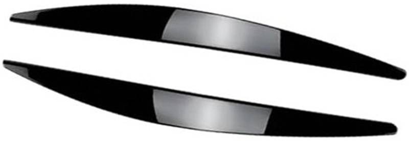 ABS Scheinwerfer Augenlid Trim Lampe Augenbraue Aufkleber Abdeckung Aufkleber glänzend schwarz, for Skoda, for Octavia, MK3 15-17 Auto Scheinwerfer-Augenbrauenverkleidung von BWZJS