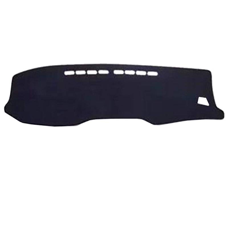 Armaturenbrett-Abdeckung, Armaturenbrett-Matte, Pad-Teppich, Armaturenbrett-Innenmatten, for Toyota, Hilux SR5 REVO Hi-Rider 15–18, Zubehör for Rechtsantrieb Auto-Armaturenbrettschutz(Black Edge,LHD) von BWZJS