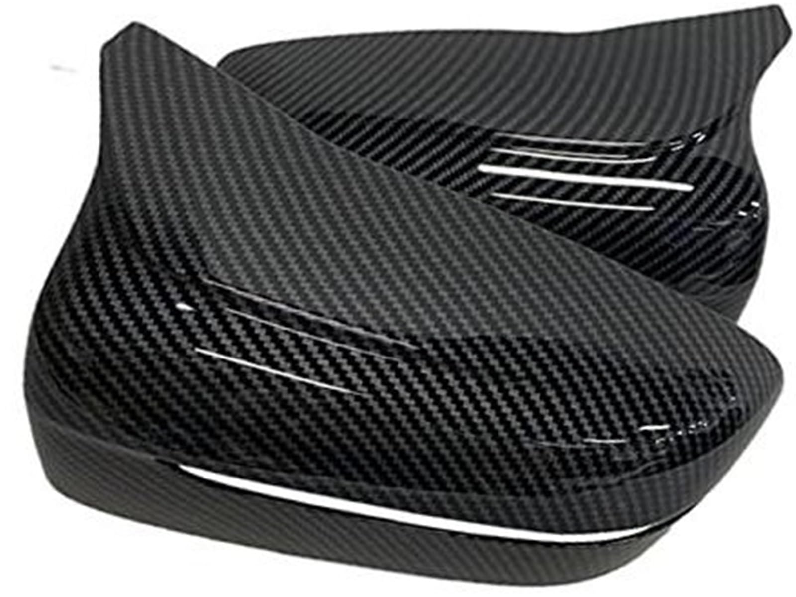 Außenspiegel-Abdeckungsverkleidung aus Kohlefaser, for, 3 4 5 7 8er G20 G21 G28 G11 G12 G14 G15 G16 G30 G31 G38 G22 Außenspiegelgehäuse(BLACK Carbon fiber pattern) von BWZJS