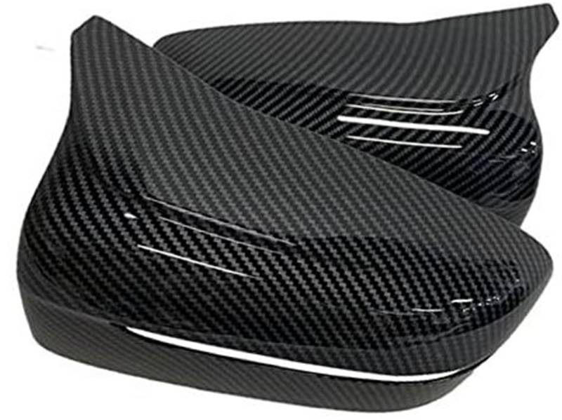 Außenspiegel-Abdeckungsverkleidung aus Kohlefaser, for, 3 4 5 7 8er G20 G21 G28 G11 G12 G14 G15 G16 G30 G31 G38 G22 Außenspiegelgehäuse(BLACK Carbon fiber pattern) von BWZJS