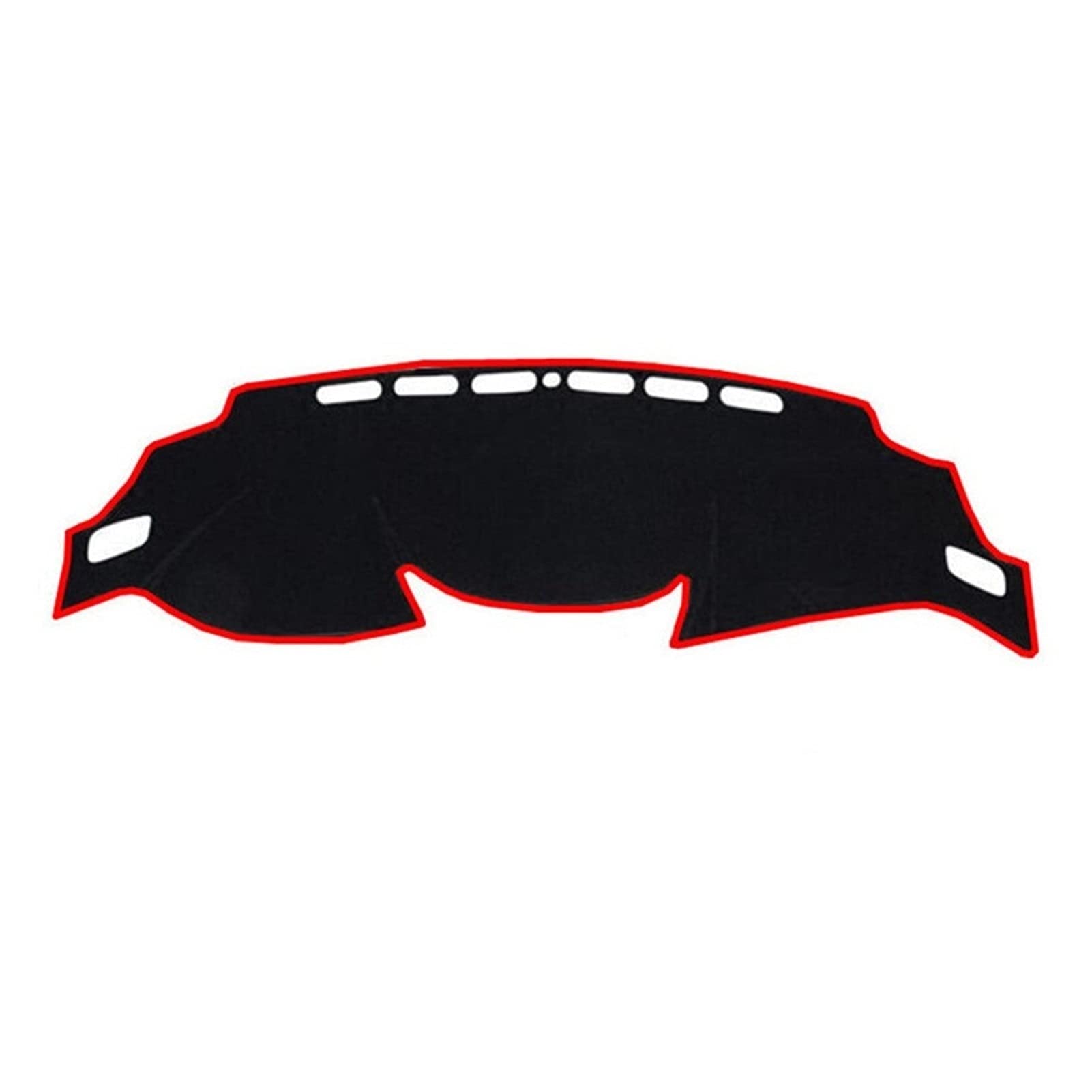 Auto Armaturenbrett Matte Abdeckung Pad Sonnenschutz Instrument Abdeckungen Schutz Teppich, for NISSAN, Rogue, for X-TRAIL, for Xtrail, X Trail T32 2014-2018 Auto-Armaturenbrettschutz(Black(Red Edge)) von BWZJS