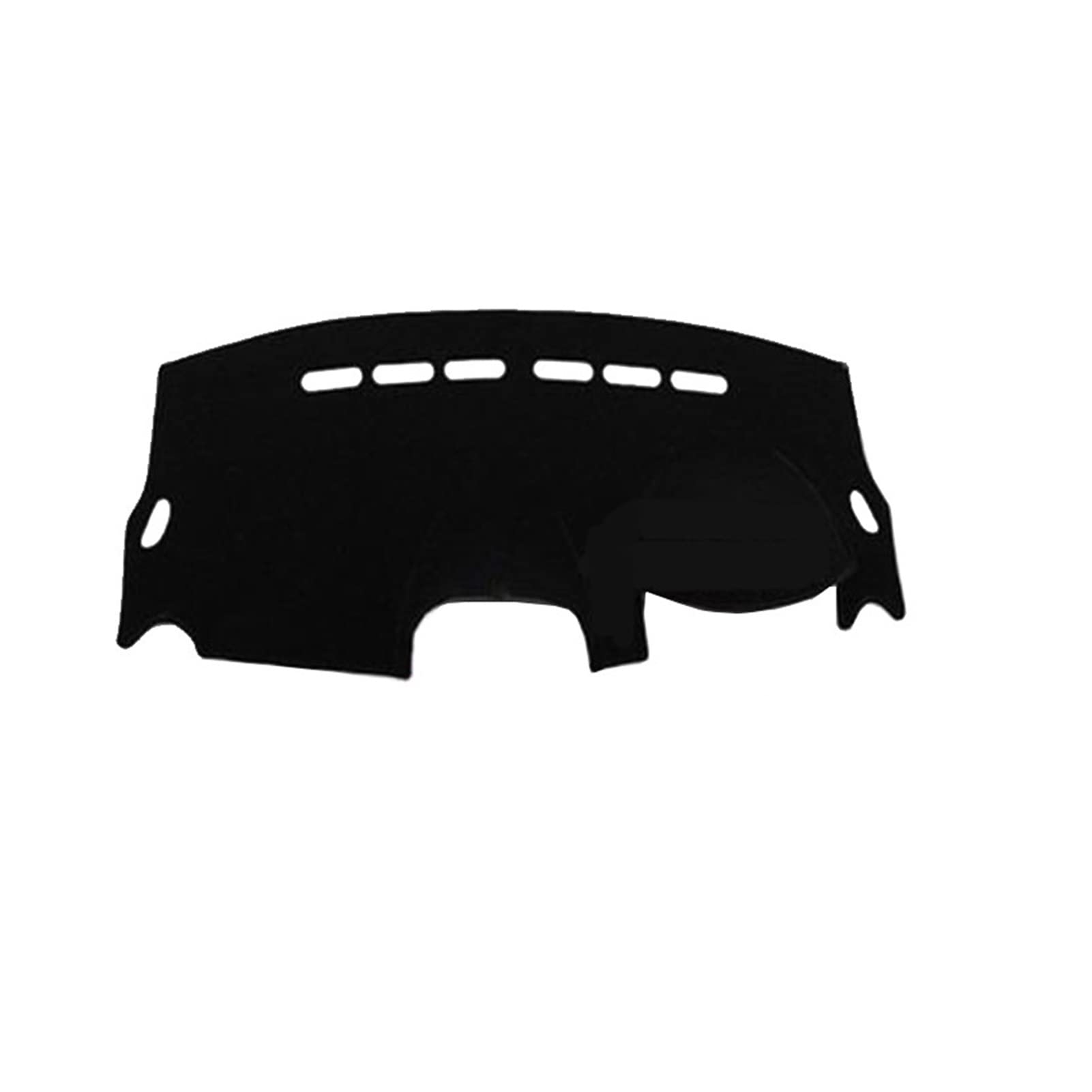 Auto Auto Armaturenbrett Abdeckung DashMat Teppich Cape Schutz Teppich Anti-UV Block Sonnenschutz Ray Kissen Dash Matte, for Zotye 5008 T200 Auto-Armaturenbrettschutz(Black RHD) von BWZJS