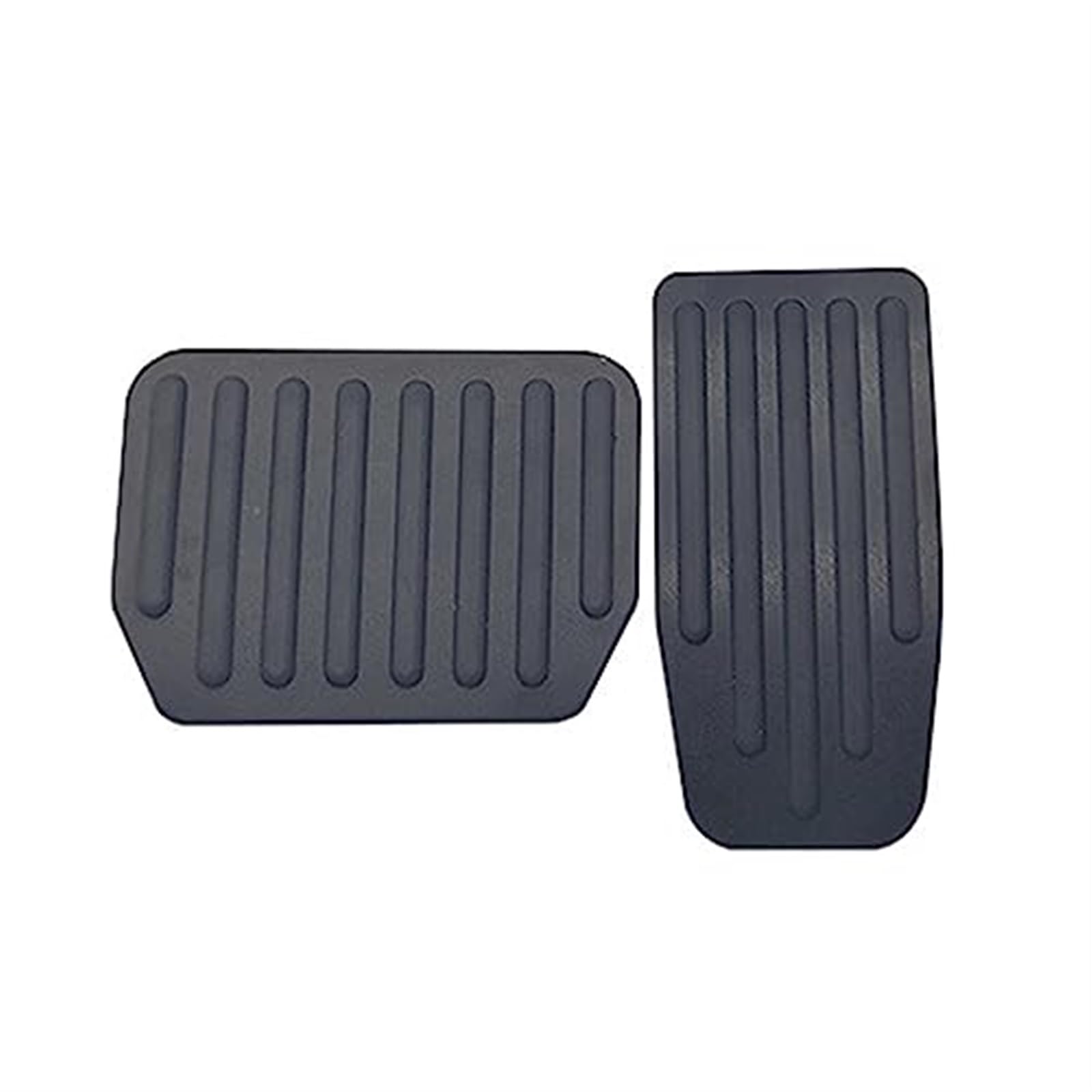 Auto-Fußpedalauflagen, for Tesla, for Modell, 3 Y 2021 2022 Zubehör Aluminiumlegierung Gaspedal Bremspedal Auto-Fußpedalabdeckung Bremspedalabdeckung(2PCS-BLACK-M3 MY) von BWZJS