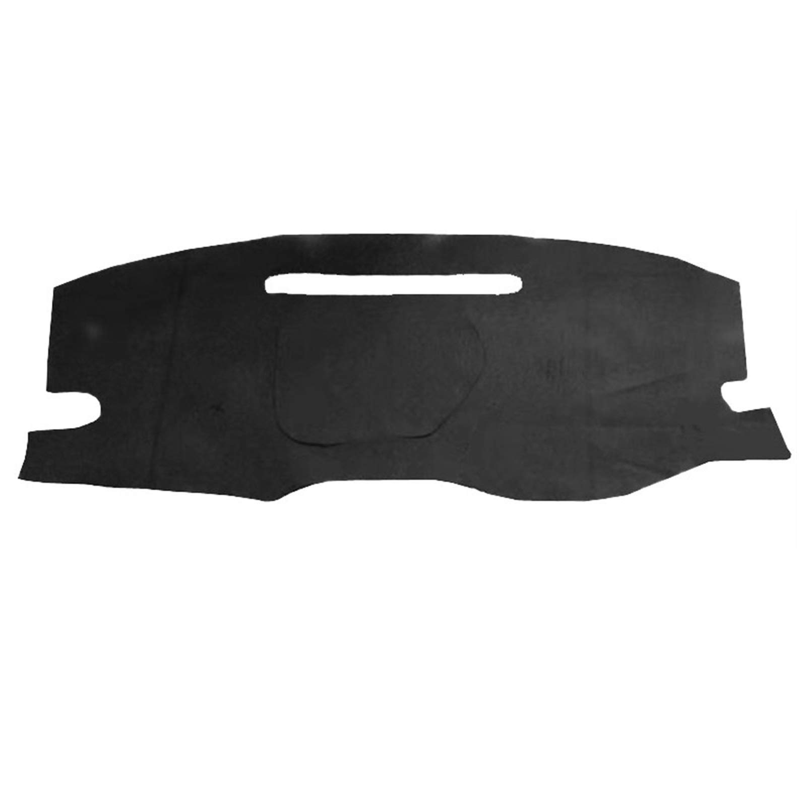 Auto-Innen-Armaturenbrett-Abdeckung, Armaturenbrett-Matte, Teppich, for Renault, for Dacia, Lodgy Sonnenschutz, Anti-Sonnen-Kissen, Cape-Pad-Schutz Auto-Armaturenbrettschutz(RHD Black) von BWZJS