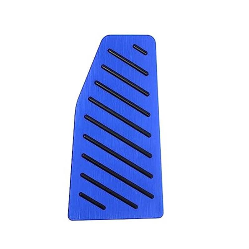 Autofußpedale, for Toyota, Harrier IV XU80 2020 2021 2022 Gaspedal Gas Kraftstoff Bremspedal Ruhepedale Pad Matte Abdeckung Zubehör Bremspedalabdeckung(Black FOOTREST Blue) von BWZJS